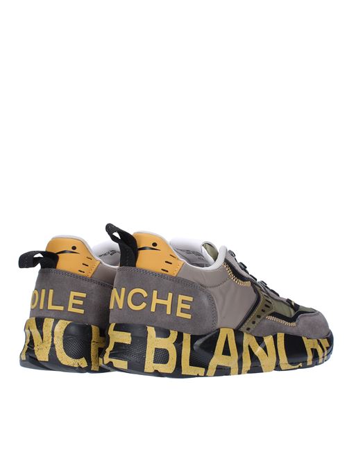 Sneakers in camoscio pelle e tessuto VOILE BLANCHE | CLUB 011B74